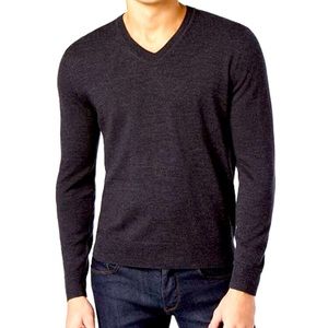 EUC Grayish black Brooks Brothers lambs wool sweater